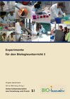 Buchcover Experimente für den Biologieunterricht