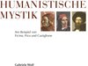 Buchcover Humanistische Mystik