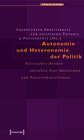Buchcover Autonomie und Heteronomie der Politik