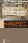 Buchcover Behinderung, Ungleichheit und Bildung
