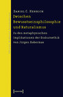 Buchcover Zwischen Bewusstseinsphilosophie und Naturalismus