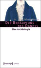 Buchcover Die Behauptung des Dandys