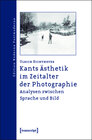 Buchcover Kants Ästhetik im Zeitalter der Photographie
