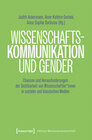 Buchcover Wissenschaftskommunikation und Gender