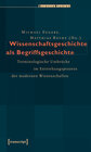 Buchcover Wissenschaftsgeschichte als Begriffsgeschichte