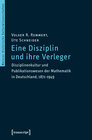 Buchcover Eine Disziplin und ihre Verleger