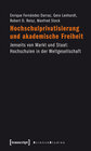 Buchcover Hochschulprivatisierung und akademische Freiheit