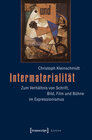 Buchcover Intermaterialität