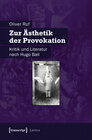 Buchcover Zur Ästhetik der Provokation
