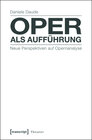 Buchcover Oper als Aufführung