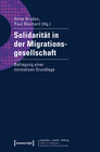 Buchcover Solidarität in der Migrationsgesellschaft