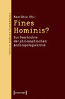 Buchcover Fines Hominis?