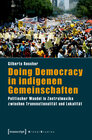 Buchcover Doing Democracy in indigenen Gemeinschaften