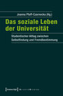 Buchcover Das soziale Leben der Universität