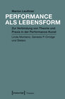 Buchcover Performance als Lebensform