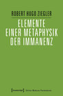 Buchcover Elemente einer Metaphysik der Immanenz