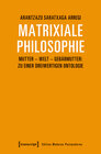 Buchcover Matrixiale Philosophie