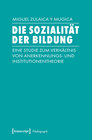 Buchcover Die Sozialität der Bildung