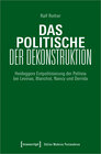 Buchcover Das Politische der Dekonstruktion