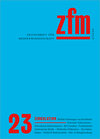 Buchcover Zeitschrift für Medienwissenschaft 23