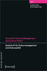 Buchcover Journal of Cultural Management and Cultural Policy/Zeitschrift für Kulturmanagement und Kulturpolitik