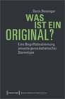 Buchcover Was ist ein Original?