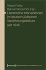 Buchcover Literarische Interventionen im deutsch-jüdischen Versöhnungsdiskurs seit 1945
