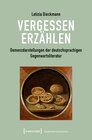 Buchcover Vergessen erzählen