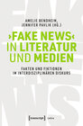 Buchcover ›Fake News‹ in Literatur und Medien