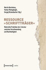 Buchcover Ressource »Schriftträger«