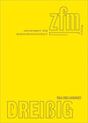 Buchcover Zeitschrift für Medienwissenschaft 30
