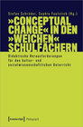 Buchcover »Conceptual Change« in den »weichen« Schulfächern
