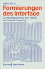 Buchcover Formierungen des Interface