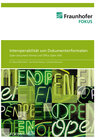 Buchcover Interoperabilität von Dokumentenformaten: Open Document Format und Office Open XML.