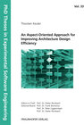 Buchcover An Aspect-Oriented Approach for Improving Architecture Design Efficiency.