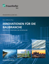 Buchcover Innovationen für die Baubranche.