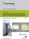 Buchcover Bestimmung des thermisch-energetischen Verhaltens von Glasdoppelfassaden und temporärer Wärmeschutzmaßnahmen zur Verwend