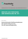 Buchcover Gemischtleitende Hohlfasermembranen des Systems BaCoxFeyZrzO3-d für die Sauerstoffseparation.