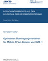 Buchcover Optimiertes Übertragungsverfahren für Mobile-TV am Beispiel von DVB-H.