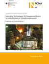 Buchcover Innovative Technologien für Ressourceneffizienz in rohstoffintensiven Produktionsprozessen