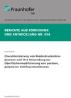 Buchcover Charakterisierung von Niederdruckmikroplasmen und ihre Anwendung zur Oberflächenmodifizierung von porösen, polymeren Hoh