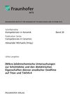 Buchcover (Mikro-)elektrochemische Untersuchungen zur Schichtdicke und den dielektrischen Eigenschaften dünner anodischer Oxidfime