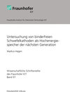 Buchcover Untersuchung von binderfreien Schwefelkathoden als Hochenergiespeicher der nächsten Generation