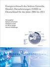 Buchcover Energieverbrauch des Sektors Gewerbe, Handel, Dienstleistungen (GHD) in Deutschland für die Jahre 2006 bis 2011.