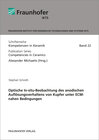 Buchcover Optische In-situ-Beobachtung des anodischen Auflösungsverhaltens von Kupfer unter ECM-nahen Bedingungen