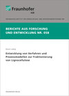 Buchcover Entwicklung von Verfahren und Prozessmodellen zur Fraktionierung von Lignocellulose