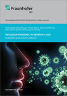 Buchcover Influenza pandemic in Germany 2020