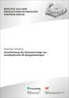 Buchcover Vereinfachung der Systemmontage von metalloptischen IR-Spiegelteleskopen