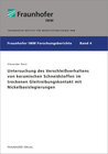 Buchcover Untersuchung des Verschleißverhaltens von keramischen Schneidstoffen im trockenen Gleitreibungskontakt mit Nickelbasisle