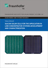 Buchcover Silicon Solar Cells for the Application in Low Concentrator Systems-Development and Characterization